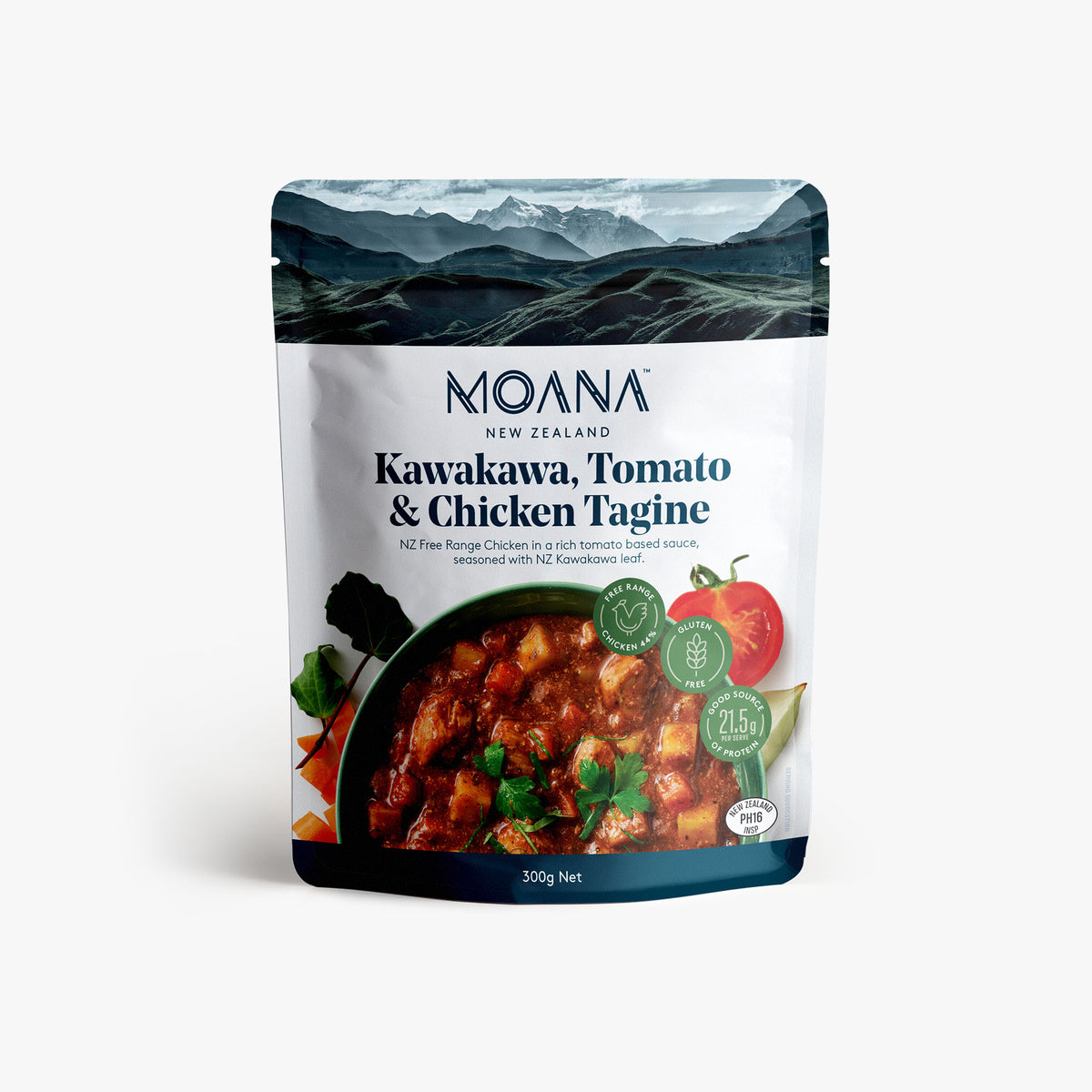 Kawakawa, Tomato & Chicken Tagine Ready to Eat Meal Moana New Zealand