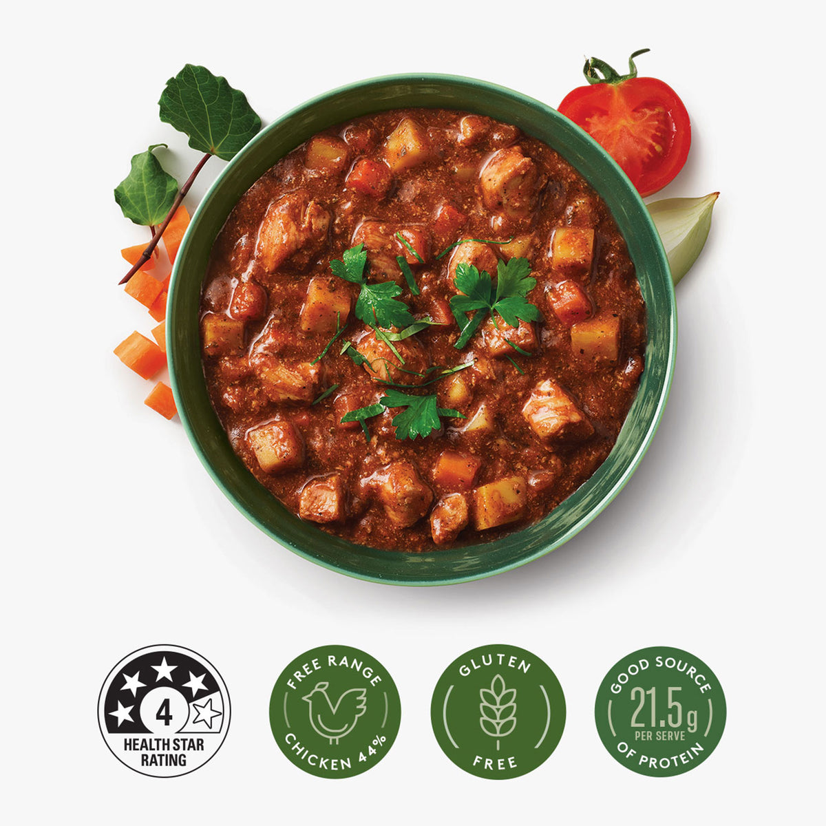 Kawakawa, Tomato & Chicken Tagine Ready to Eat Meal Moana New Zealand